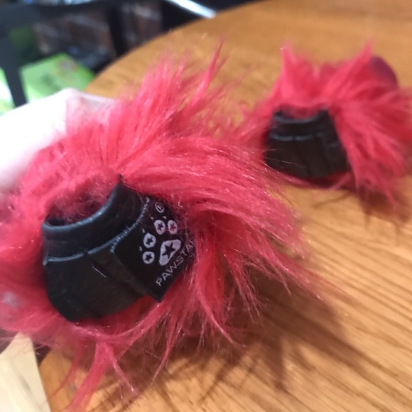 Pawstar wine red burgundy animal set ears tail - Picture 3 of 7